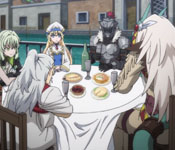 eating with helmet on
